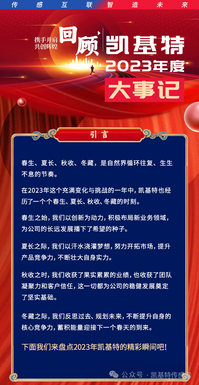 凱基特2023年度大事記盤(pán)點(diǎn) | 踔歷奮發(fā)啟新程，乘勢(shì)而上序新章